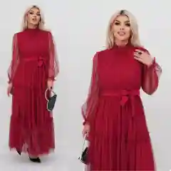 Бордовый платье женское вечернее