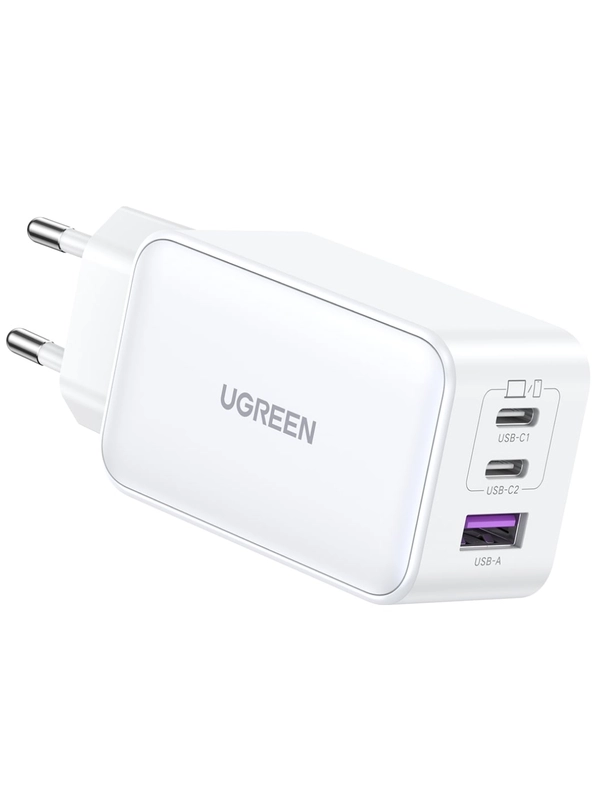 Сетевое зарядное устройство Ugreen CD244 (15334) Nexode 65W USB-A+2*USB-C GaN Tech Fast