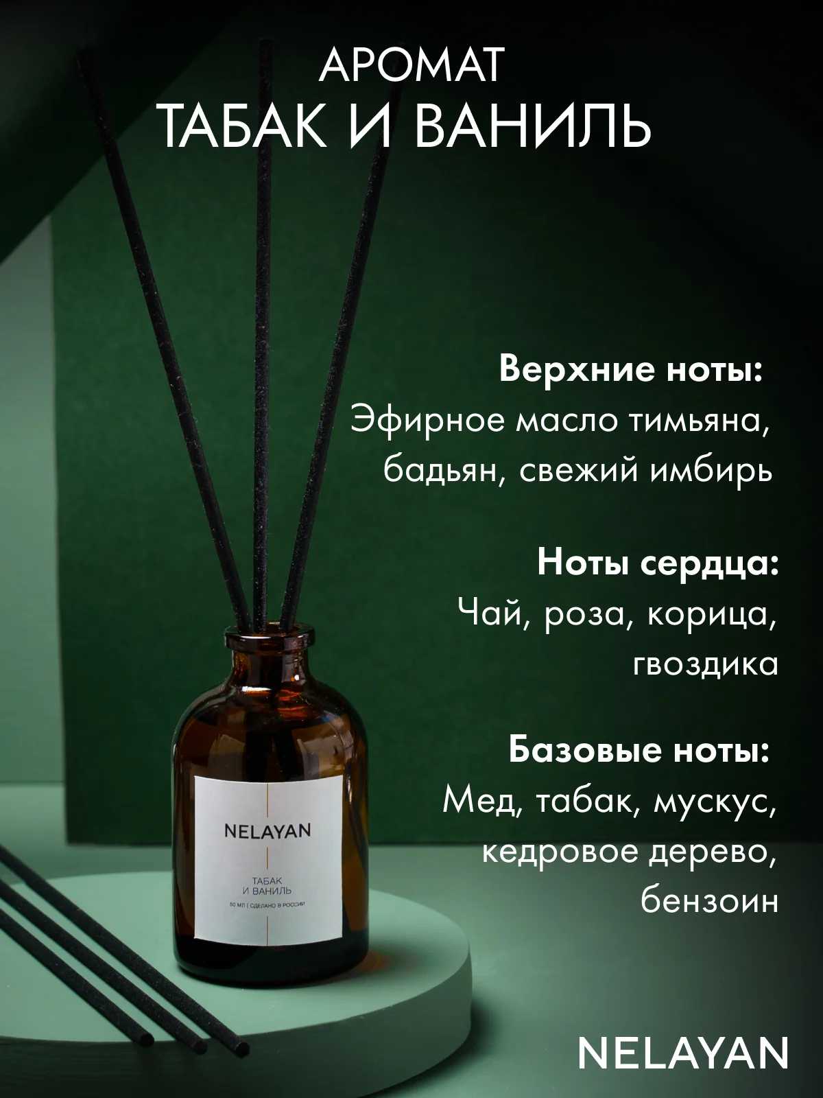 Конфетный аромадиффузор Nelayan в подарочном тубусе