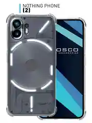 Прозрачный противоударный чехол для Nothing Phone (2), силиконовый ROSCO, с усиленными углами