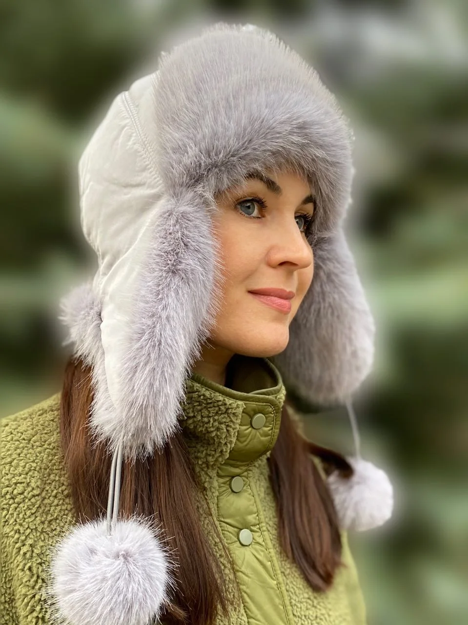 Шапка ушанка, меховая