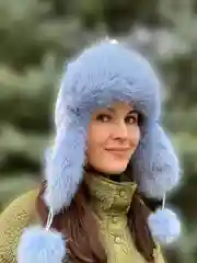 Шапка ушанка, меховая