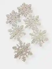 Серебряный набор заколок Снежинка