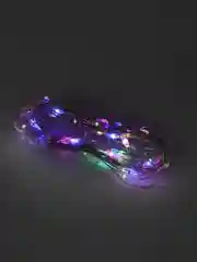 Разноцветный светодиодная гирлянда "Роса", 5 м 50 LED и 3 м 30 LED на батарейках. Украшение для дома