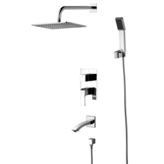 Душевая система Lemark Unit LM4522C, встраиваемая, хром