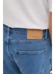Голубой джинсы slim fit мужские