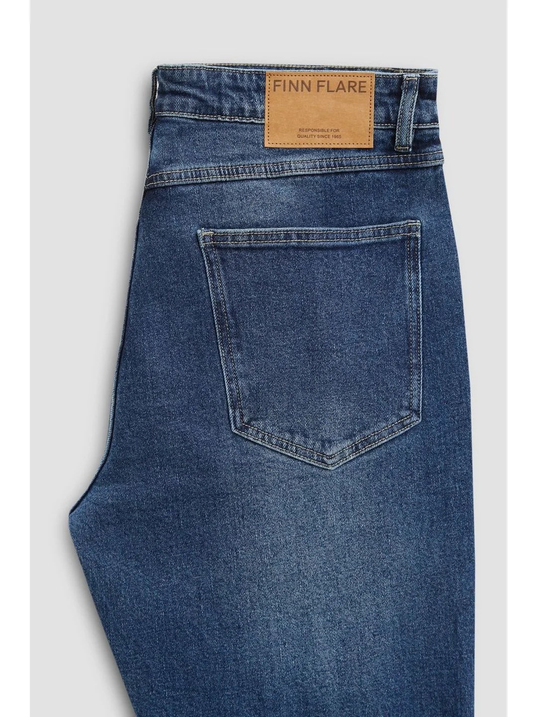 Синий джинсы slim fit мужские