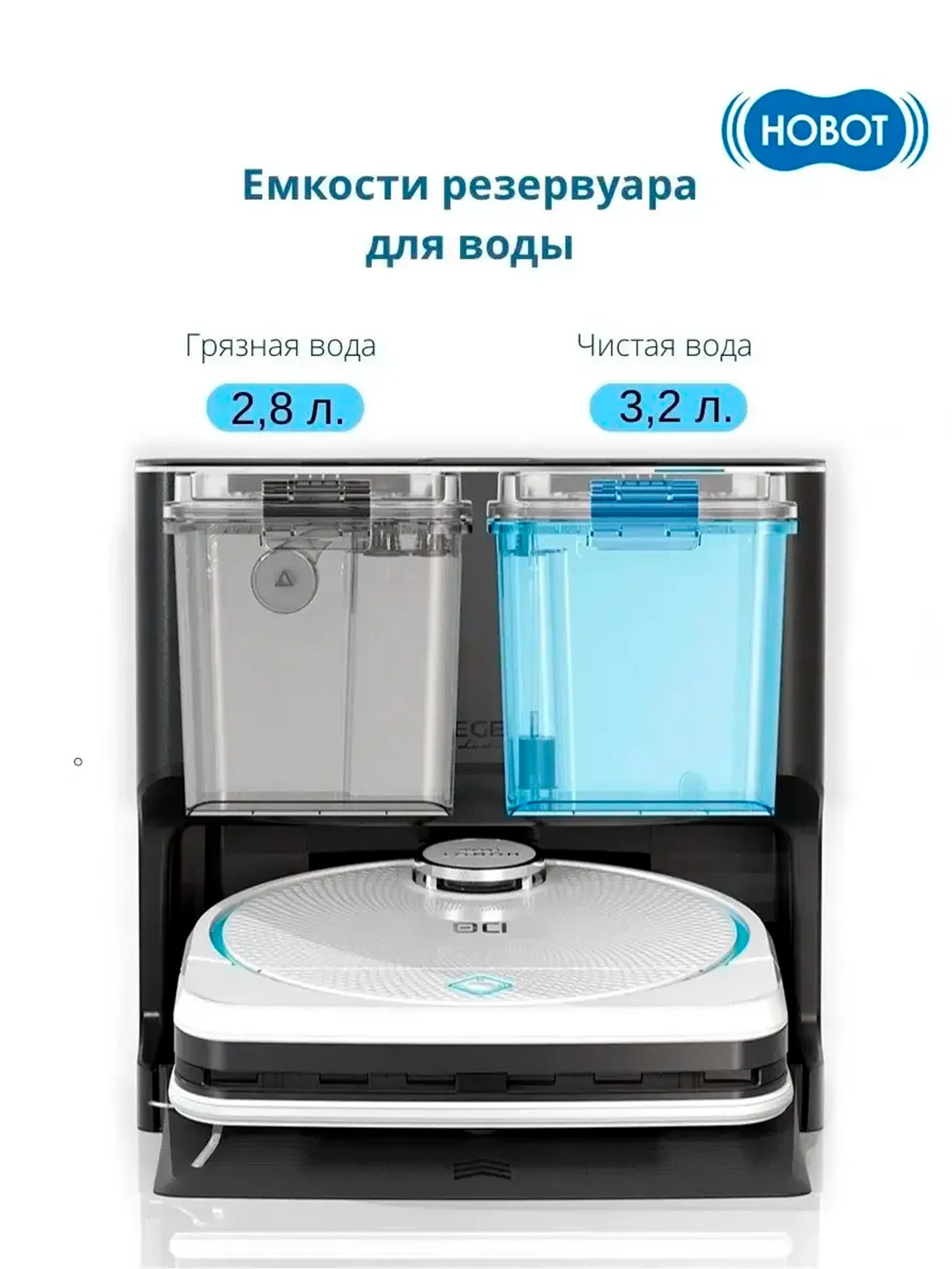 Станция самоочистки салфеток Hobot LEGEE LuLu для робота Legee D8