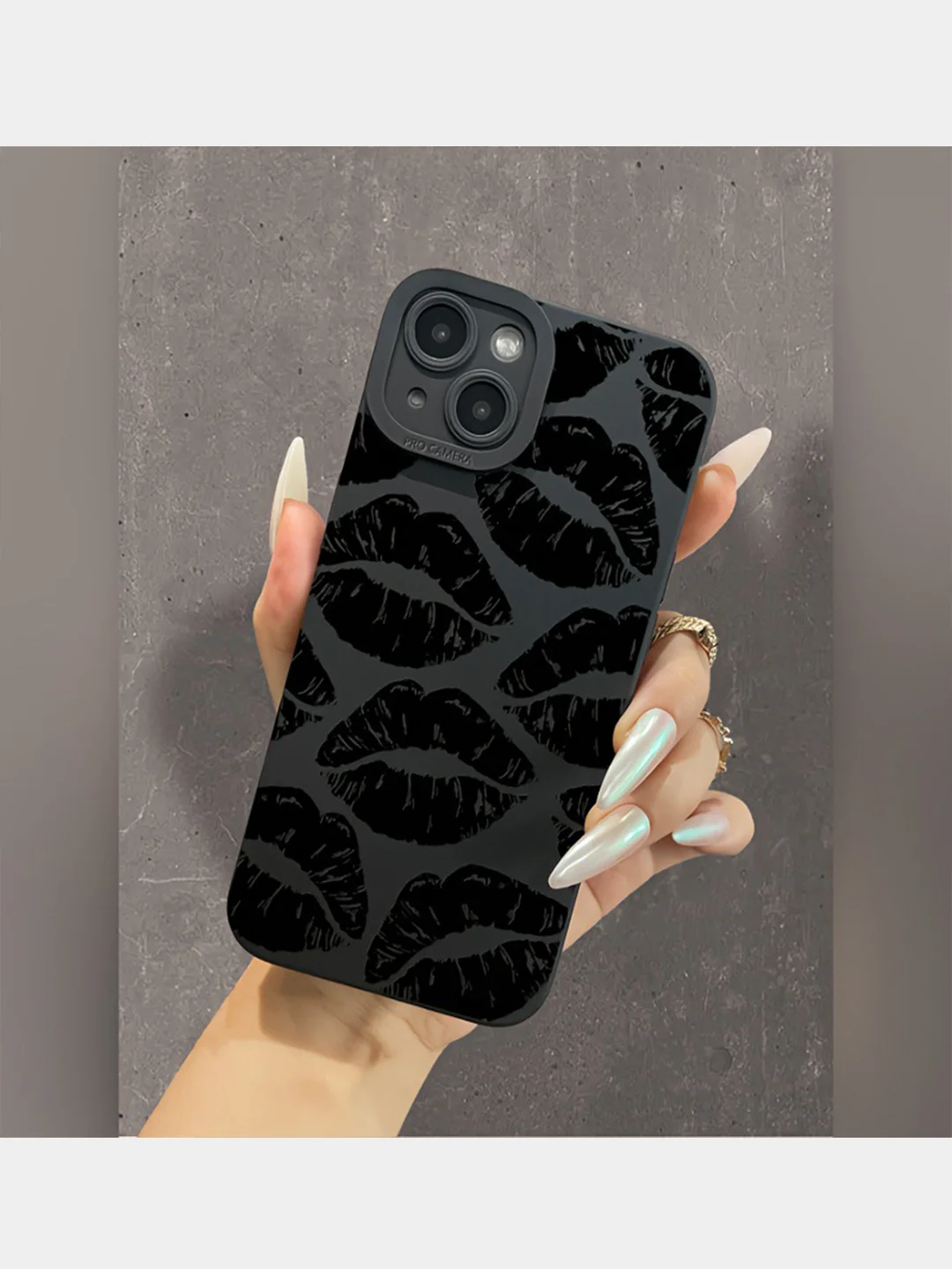 Черный чехол для iPhone 11, 13, 14, 15, 16, Pro, Pro Max (Айфон 14) противоударный