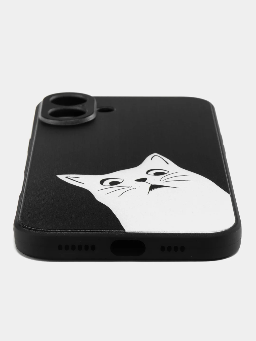 Бронзовый чехол для iPhone 16 Plus с принтом, с рисунком (Айфон 16 Плюс)