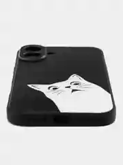 Бронзовый чехол для iPhone 16 Plus с принтом, с рисунком (Айфон 16 Плюс)