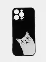 Бронзовый чехол для iPhone 16 Pro Max с принтом, с рисунком (Айфон 16 Про Макс)
