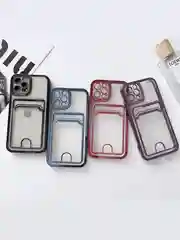 Чехол на Айфон, с карманом для карт, IPhone XR 11 12 13 14 15 Pro Max, картхолдер