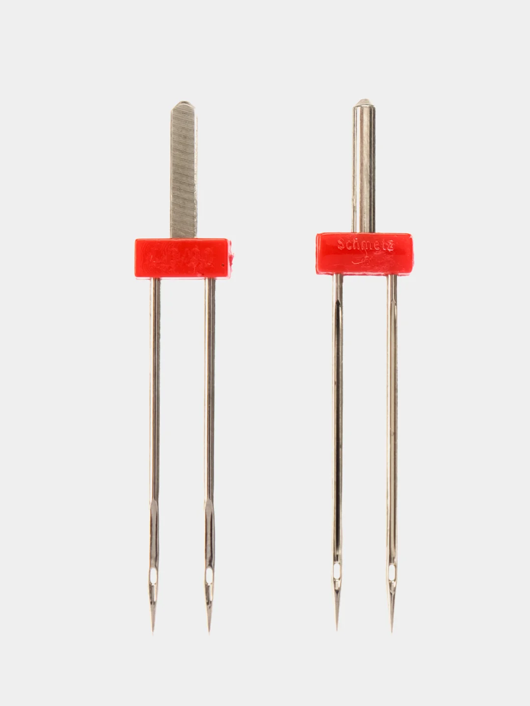 Иглы для бытовых швейных машин, стандартные двойные Schmetz 130/705H ZWI №90/4.0, уп.2 иг