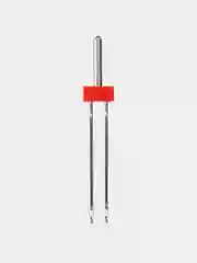Иглы для бытовых швейных машин, стандартные двойные Schmetz 130/705H ZWI №90/3.0, уп.1 иг