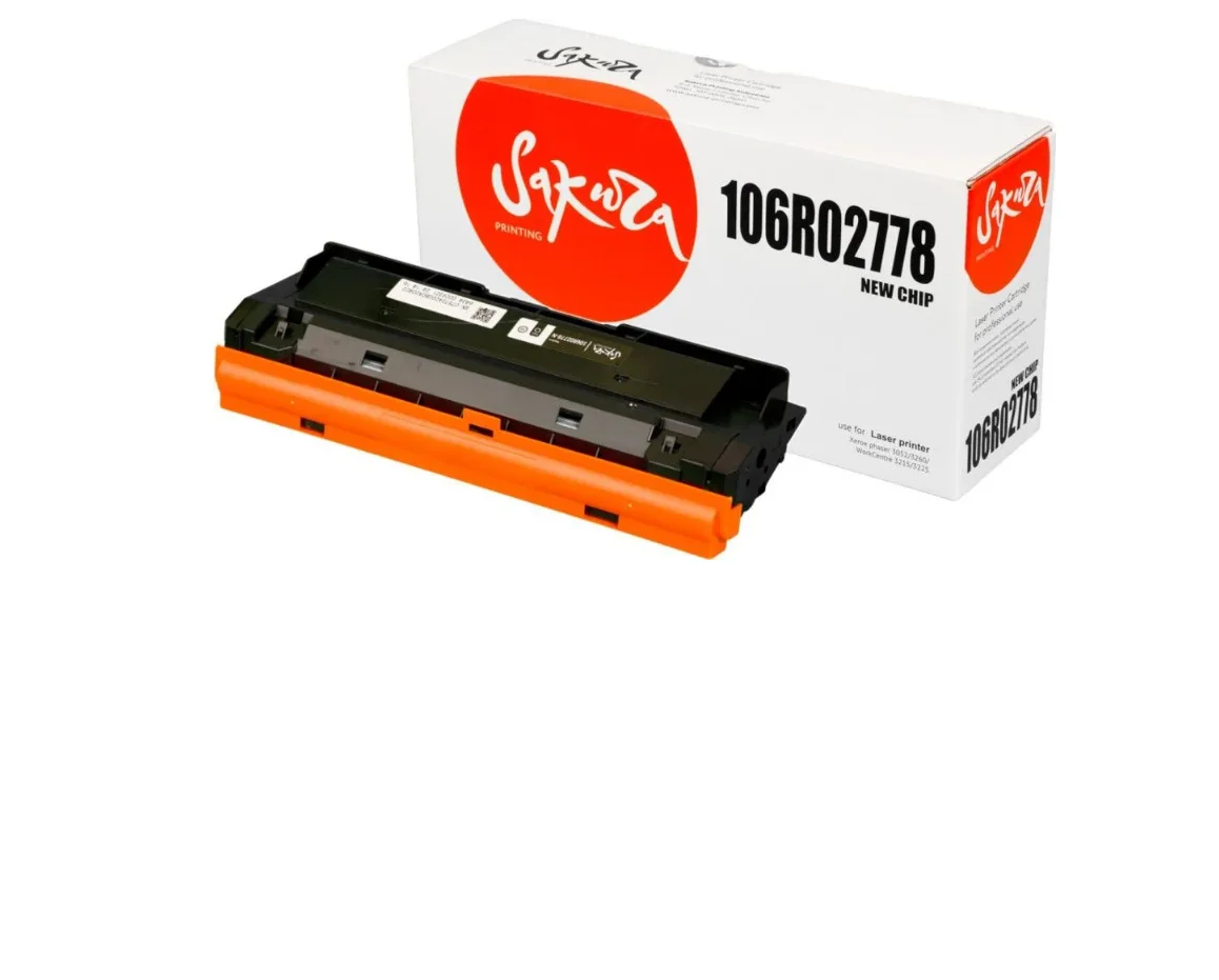 106R02778 Картридж для XEROX лазерный, черный, 3000 страниц, Sakura