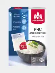 Рис Агро-Альянс "Длиннозерный", экстра, 5 пакетиков по 80 г