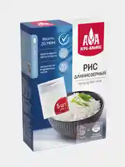Рис Агро-Альянс "Длиннозерный", экстра, 5 пакетиков по 80 г