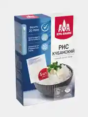 Рис Агро-Альянс "Кубанский", экстра, 5 пакетиков по 80 г