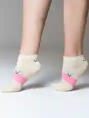 Молочный носки женские "CottonComfort", 80% хлопок, короткие, 1 пара, 3 пары, набор из 3-х разных пар