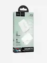 Белый повербанк для iPhone с magsafe и быстрой зарядкой 20W Hoco J117/J117A 5000/10000 mAh