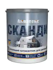 Антисептик для дерева Акватекс Викинг, лессирующий, полуматовый, 9 л, дуб