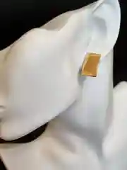 Желтый серьги женские, позолоченные