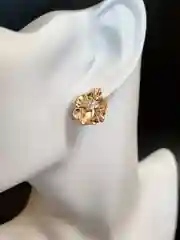 Горчичный серьги женские, позолоченные