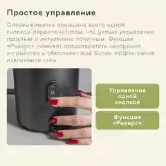Соковыжималка шнековая GARLYN J-400
