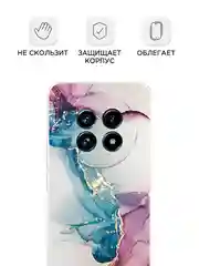 Ледяной чехол на Realme 13 Pro+/13 Pro / Реалми 13 Про+/13 Про прозрачный, с принтом
