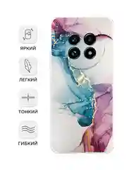 Ледяной чехол на Realme 13 Pro+/13 Pro / Реалми 13 Про+/13 Про прозрачный, с принтом