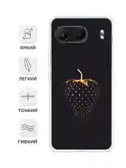 Разноцветный чехол на OnePlus Nord 4 5G / Ван Плас Норд 4 5G прозрачный, с принтом, защита камеры