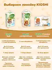 Подгузники-трусики KIOSHI Ультратонкие XXXL 15+ 28 шт