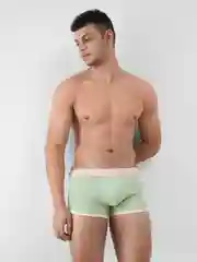 Мятный трусы мужские боксеры хлопок оригинальные, спортивные / подарок / в рубчик / белые зеленые