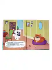 Книга детская сказка о кошке и собаке "Мяуш и Элли" А. Глазунова, 48 стр. Проф-Пресс