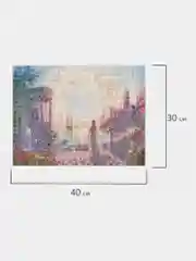 Алмазная мозаика Остров Сокровищ Возвращение, 663854, б/ подрамника 30x40 картина стразами