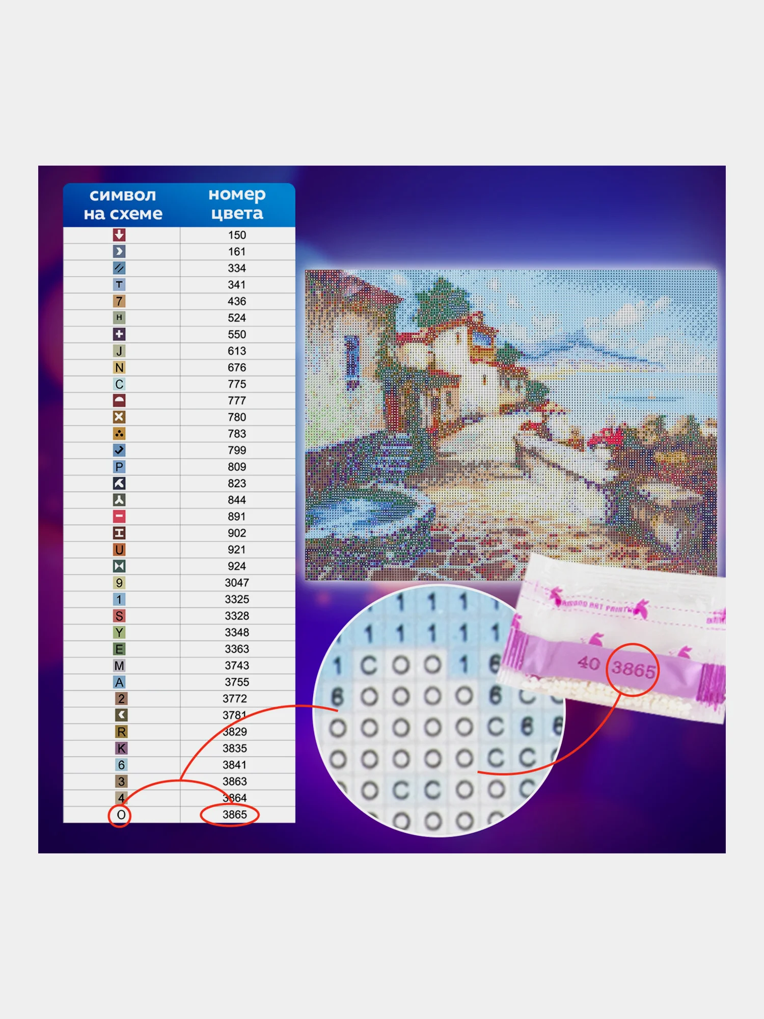 Алмазная мозаика Остров Сокровищ На Юге, 663863, без подрамника 30x40 см, картина стразами