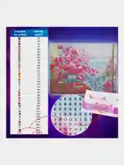 Алмазная мозаика Остров Сокровищ Сакура, 663862, без подрамника 30x40 см, картина стразами