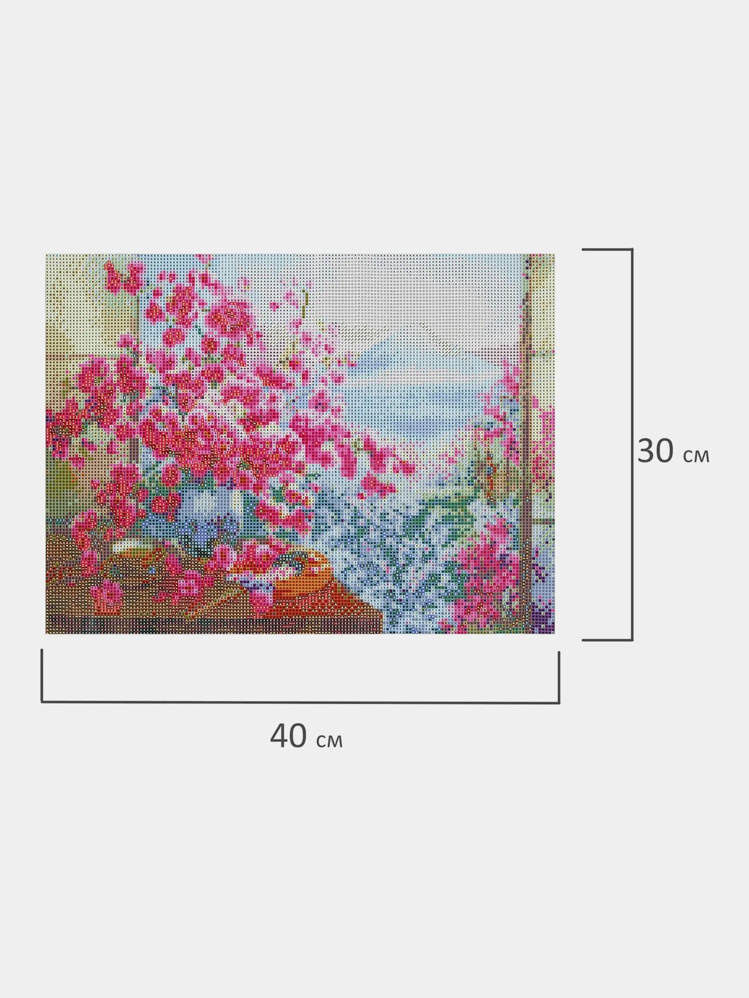 Алмазная мозаика Остров Сокровищ Сакура, 663862, без подрамника 30x40 см, картина стразами