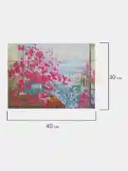 Алмазная мозаика Остров Сокровищ Сакура, 663862, без подрамника 30x40 см, картина стразами