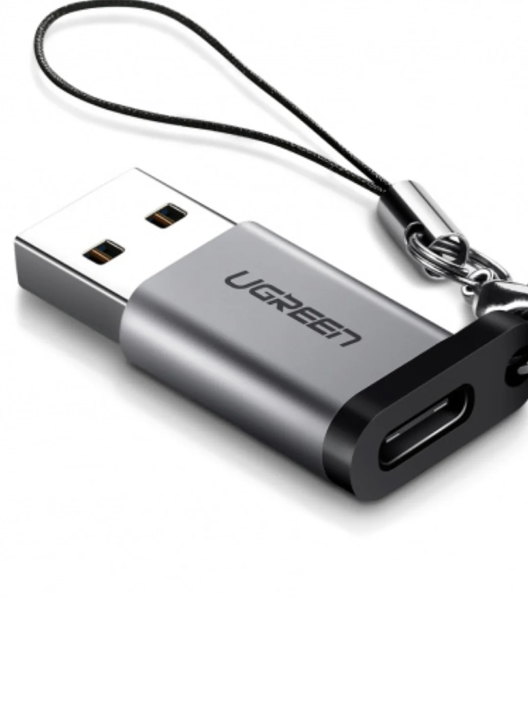 Адаптер Ugreen US276 (50533) USB 3.0-A to USB-C M/F Adpater. Цвет: серый