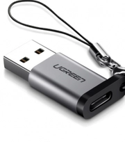 Адаптер Ugreen US276 (50533) USB 3.0-A to USB-C M/F Adpater. Цвет: серый