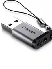 Адаптер Ugreen US276 (50533) USB 3.0-A to USB-C M/F Adpater. Цвет: серый