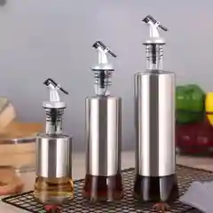 Бутылка для уксуса/масла/соуса 350мл  стекло/нерж