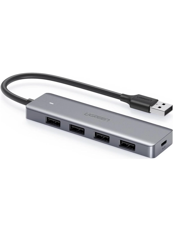Хаб Ugreen CM219 (50985) 4-Ports USB A 3.0 Hub. Цвет: серый