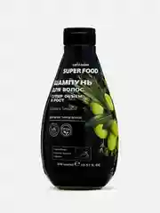 Cafe mimi Super Food  Шампунь для волос Супер объем и рост Олива & Тимьян, 370 мл