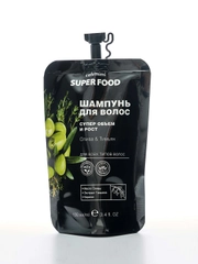 Cafe mimi Super Food  Шампунь для волос  Супер объем и рост Олива & Тимьян, 100 мл