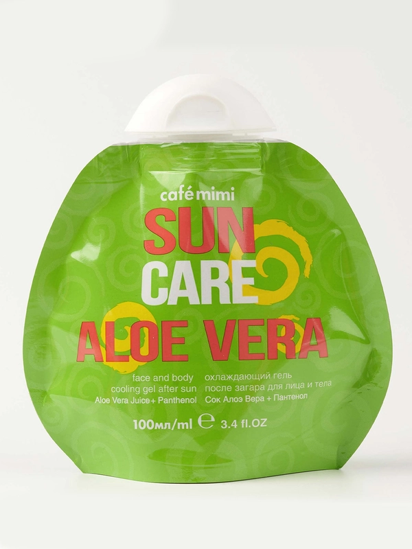 KM Охлаждающий гель после загара для лица и тела Aloe Vera, 100 мл
