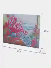 Алмазная мозаика Остров Сокровищ Сакура, 663874, без подрамника 40x50 см, картина стразами
