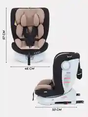 Бежевый автокресло RANT DRIVE isofix группа 0-1-2-3  0-36 кг
